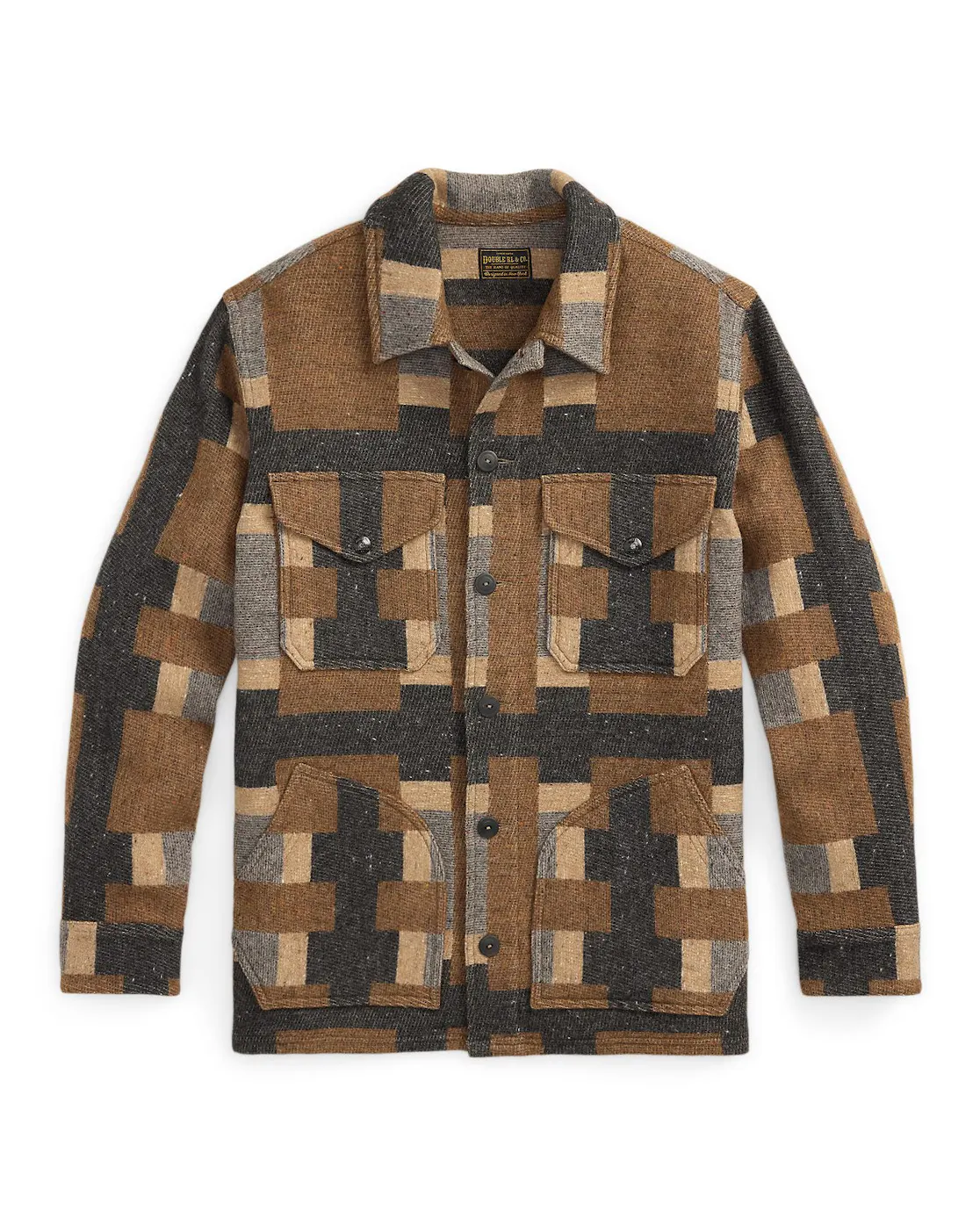 RRL Ashford Cruiser Shirt Jacket - Blue Multi | Fleece Jackets RRL Ashford Cruiser Shirt Jacket - Blue Multi | Fleece Jackets